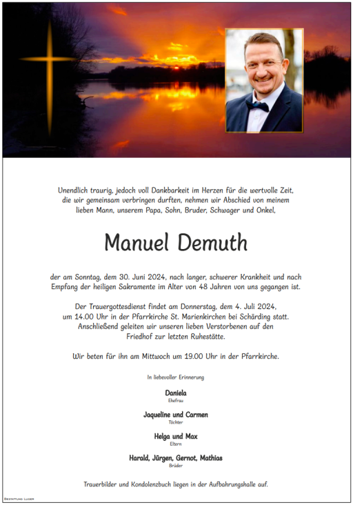 Partezettel Manuel Demuth