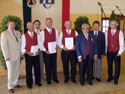 Grenzlandsängerfest zum 60-jährigen Bestehen der Sängerrunde