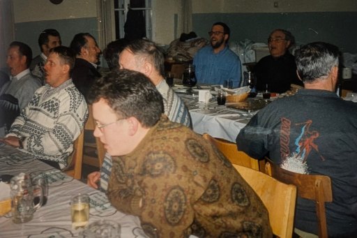 Die Tafel im Goldhaubenstüberl