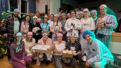 Maskengruppe beim Sängermaskenball am 14. Februar 2026