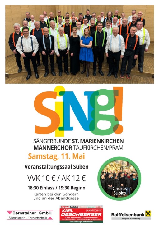 Plakat und Postwurf